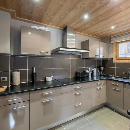 Chalet Chalet Cosy Au Centre De Le Praz Avec Sauna, Terrasse Et Parking - Fr-1-568-15